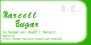 marcell bugar business card